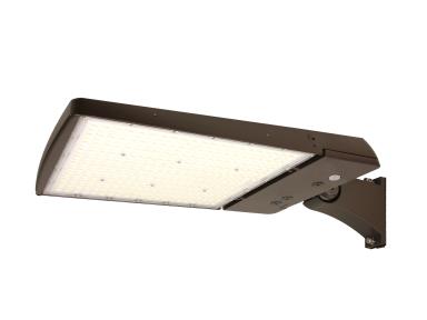 MaxLite AE300HMI-WCSBFCR LED Area Light Wattage 300W/250W/200W, 277-480V, Manual & IR Changeable T3/4/5, CCT 3000K/4000K/5000K Bronze, Flexible Arm, C-max Compatible