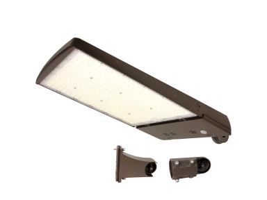 MaxLite AE300UMI-WCSB2CR Area Light - 43,703 Max Lumens - Wattage & CCT Selectable - Flexible & Slipfitter Arms - 120-277V - Finish Bronze