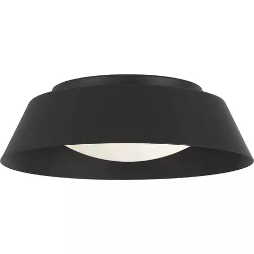 Alteck lighting AFM0066-5CCT-W-BK Pez LED 11 inch Sand Black Outdoor Flush Mount, 5CCT 2700K/3000K/3500K/4000K/5000K , Lumens 847lm, Watt 25W