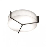 AFX Lighting APF1932LAJUDES-LW-MSBB 16-in 42W LED Apex Flush Mount w/Motion & BB, Selectable CCT, Espresso/White