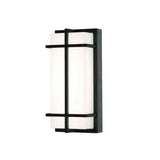 AFX Lighting AUGW0612LAJMVBK  12-in 26W August Wall Sconce, 1700 lm, 120V-277V, CCT Select, Black