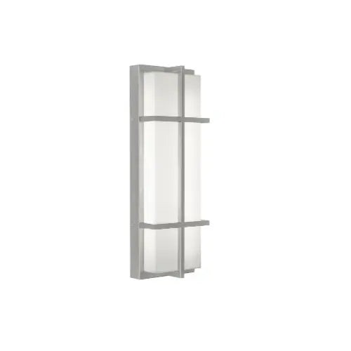 AFX Lighting AUGW0720LAJMVNP-PC 20-in 35W August Wall Sconce, 2200 lm, 120V-277V, CCT Select, Nickle with Photocell
