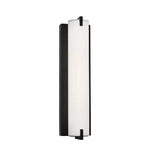 AFX Lighting AXLS0416LAJUDBK 16-in 15W Axel Wall Sconce, 1200 lm, 120V-277V, CCT Select, Black