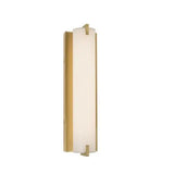 AFX Lighting AXLS0416LAJUDSB 16-in 15W Axel Wall Sconce, 1200 lm, 120V-277V, CCT Select, Brass