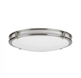 AFX Lighting  CAF121200L5AJD1 12W LED Carlisle Flush Mount, 1200 lm, 120V, Selectable CCT, Nickel