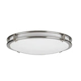 AFX Lighting  CAF142400L5AJD1-BB 14-in 27W Carlisle Flush Mount, 1810 lm, 120V, CCT Select, Nickle