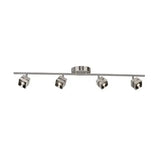 AFX Lighting  CARF4450L30SN 26W LED Cantrell Fixed Rail Light, 4-Light, 120V, 3000K, Satin Nickel