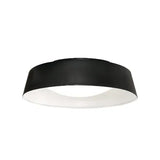 AFX Lighting  DUNF20LAJUDBKWH  20-in 40W Duncan Flush Mount, 120V-277V, CCT Select, Black/White