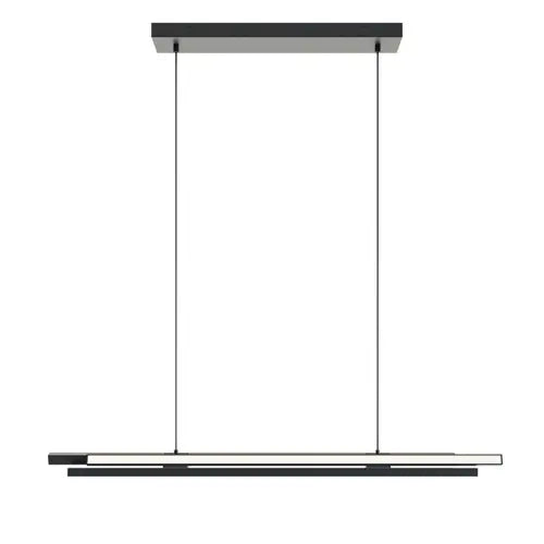 AFX Lighting IDRP0344LAJUDBK 44-in 40W Indra Linear Pendant, 1900 lm, 120V-277V, CCT Select, Black