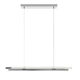 AFX Lighting IDRP0344LAJUDSN 44-in 40W Indra Linear Pendant, 1900 lm, 120V-277V, CCT Select, Satin Nickel