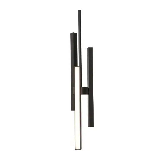 AFX Lighting IDRP04LAJD1BK 4-in 24W Indra Pendant Light, 1350 lm, 120V-277V, CCT Select, Black
