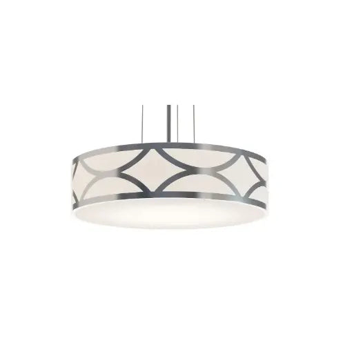 AFX Lighting  LAKP20LAJUDNP 20-in 42W Lake Pendant Light, 3200 lm, 120V-277V, CCT Select, Nickel