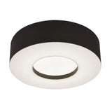 AFX Lighting MCF1214LAJUD-BK 18W LED Montclair Flush Mount, 120V-277V, Selectable CCT, Black