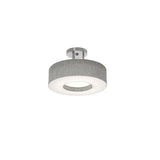 AFX Lighting MCF1214MB-GYSF 12-in 25W Montclair Semi Flush Mount, 2-Light, E26, 120V, Gray