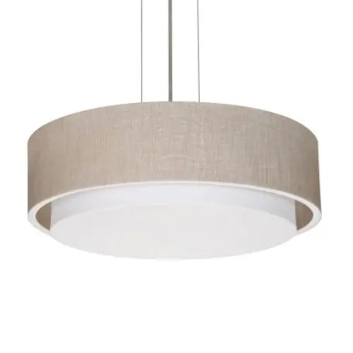 AFX Lighting SAP2332LAJUDSN-JT 42W LED Sanibel Pendant, 3200 lm, 120V-277V, Selectable CCT, Jute
