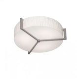 AFX Lighting APF1932LAJUDWG-JT-BB 16-in 42W LED Apex Flush Mount w/ Backup, Selectable CCT, Gray/Jute