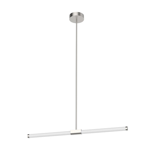 Kuzco Lighting LP18537-BN-UNV Akari 37-in Linear Pendant Ceiling Light - CCT: 3000K - Finish: Brushed Nickel
