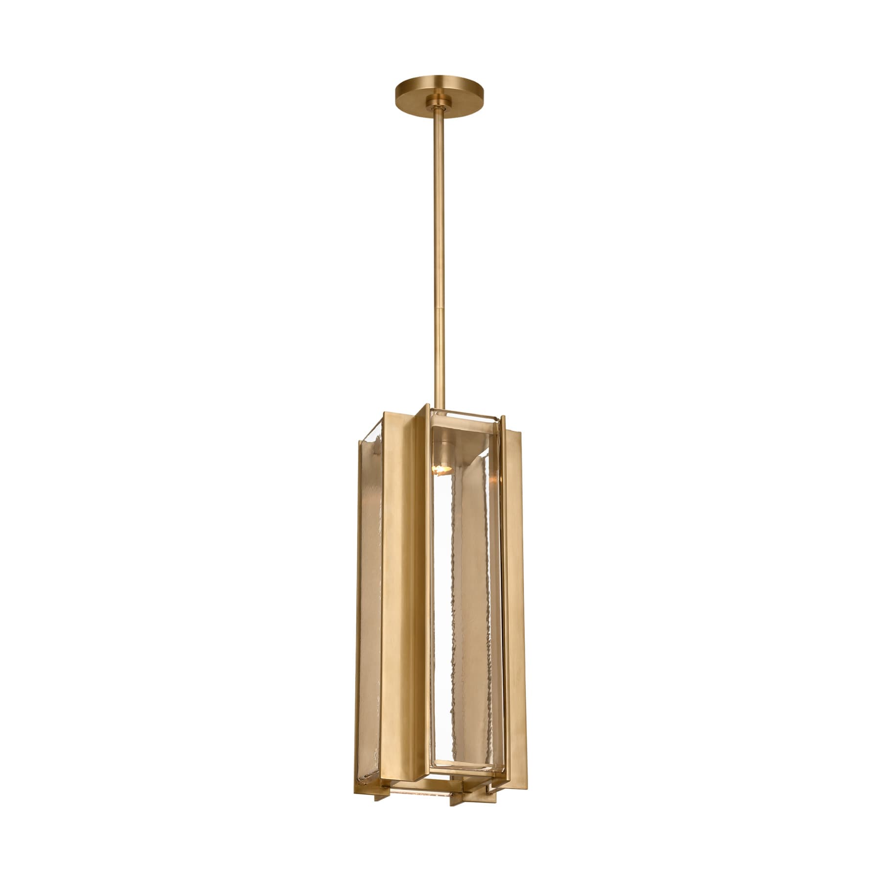 Visual Comfort Architectural AKPD241WDHABCG AvroKO Maybeck LED Pendant Light Hand Rubbed Antique Brass 3000K–1800K