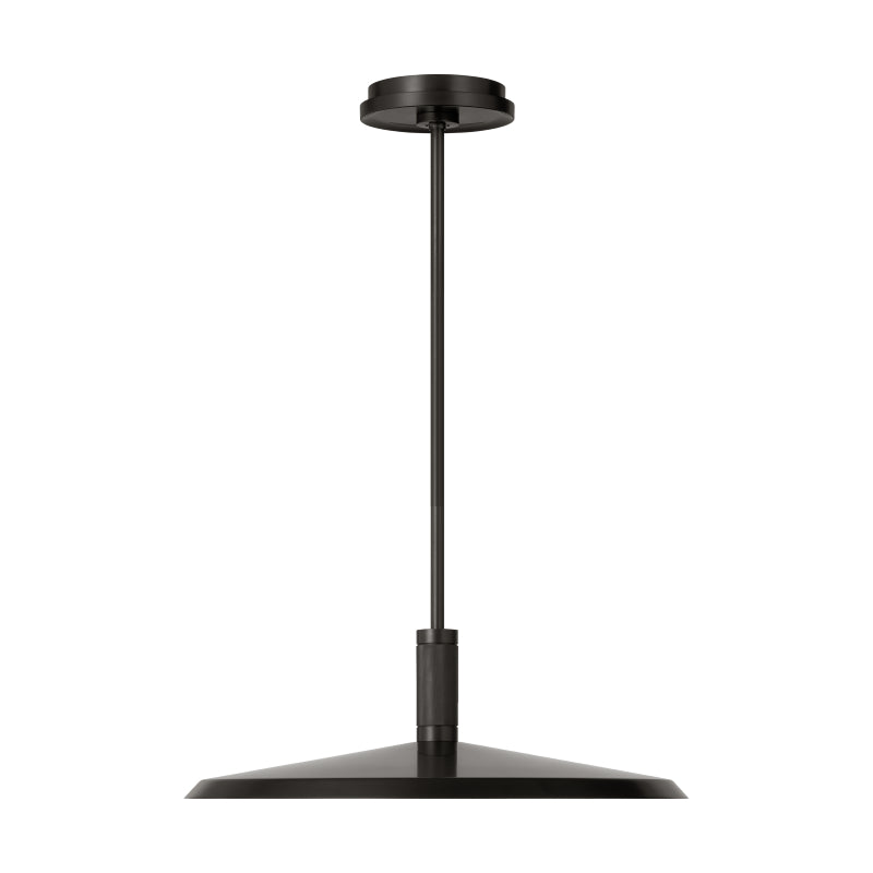 Visual Comfort Architectural AKPD682WDBZ Saucer Direct 1-lt 18" LED Pendant - Bronze - 18.6W 3000K-1800K - 874 Lumens - CRI 90