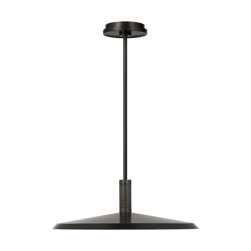 Visual Comfort Architectural AKPD682WDBZDB Saucer Direct 1-lt 18" LED Pendant - Bronze/Darkened Brass - 18.6W 3000K-1800K - 874 Lumens - CRI 90