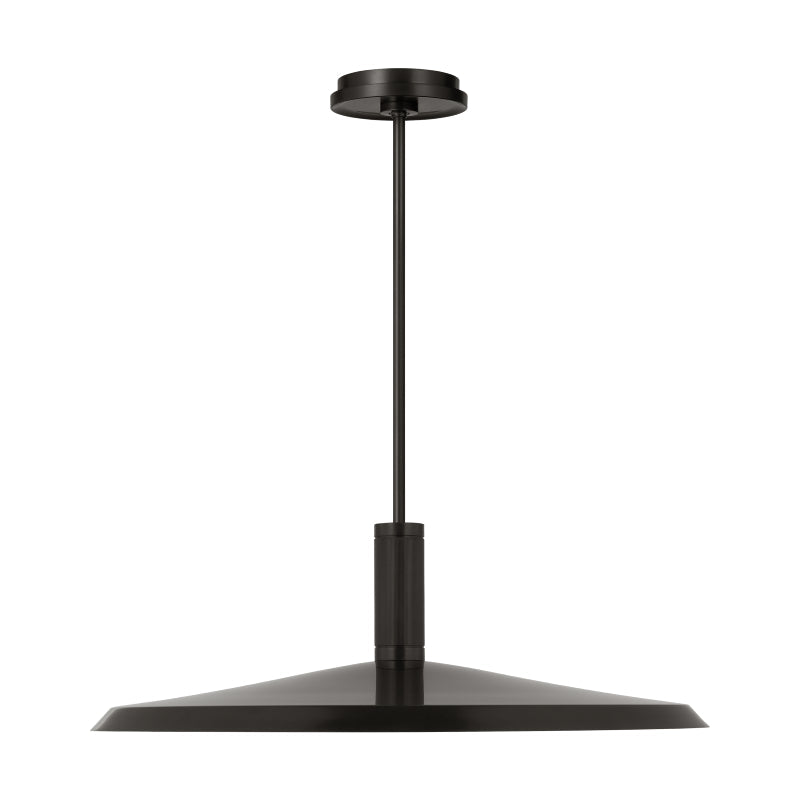 Visual Comfort Architectural AKPD683WDBZDB Saucer Direct 1-lt 24" LED Pendant - Bronze/Darkened Brass - 19.2W 3000K-1800K - 966 Lumens - CRI 90