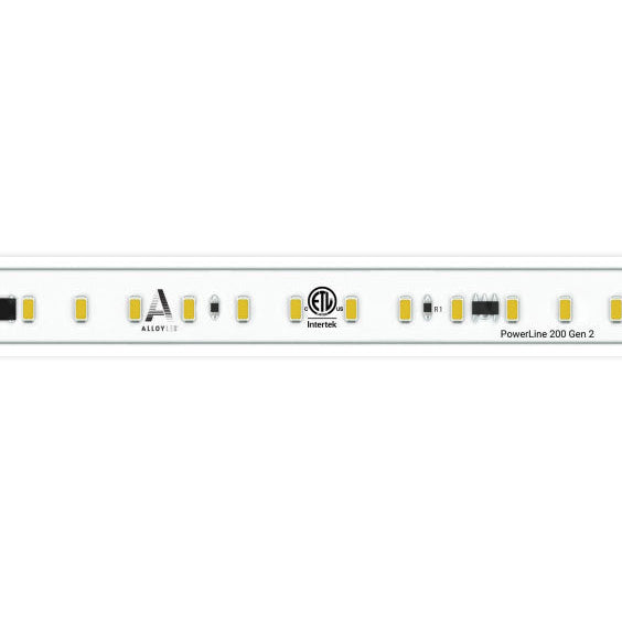 Alloy LED AL-11-36-27-FT PowerLine 200 Gen 2, 120V AC LED Tape Light, Color Temperature 2700K, 1 Foot Increment