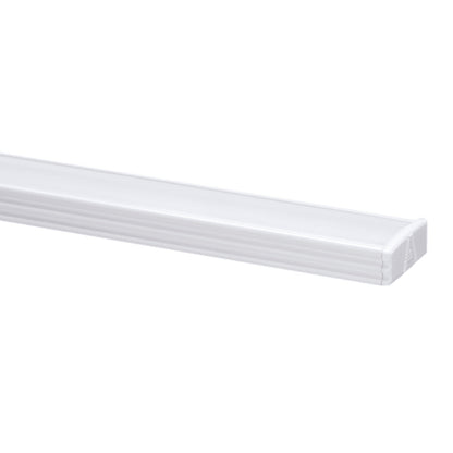 Alloy LED AL-50-03-0115-KIT-WH Surfa 1 Surface-Mount Channel Kit - 7' - 1 Gloss White Channel - 1 Diffuser Cover - 4 Pairs of End Caps - 10 Mounting Clips and Screws