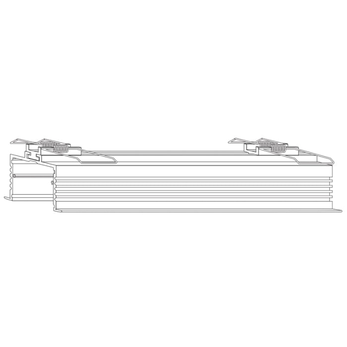 Alloy LED AL-50-10-0011-AL Ankr 2 In-Wall / Suspended Channel - 4'
