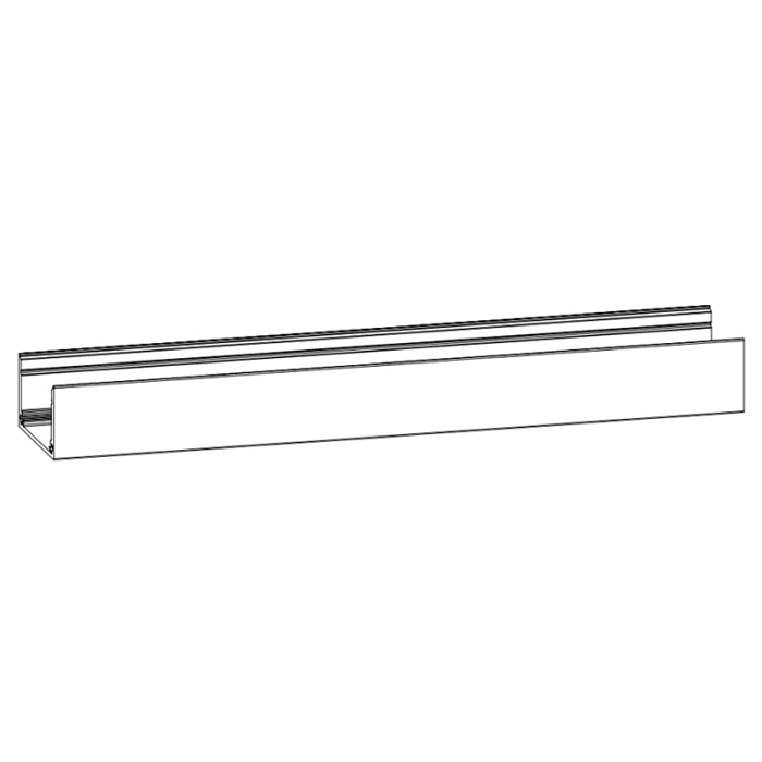Alloy LED AL-50-32-0011-AL-PART Surfa 8 - Channel - 4' - Anodized Aluminum Finish