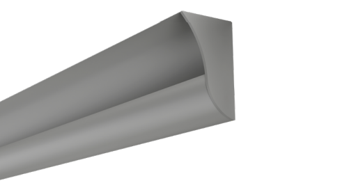 Alloy LED AL-50-39-9912-CLR Surfa® Cornice 4 inches Channel