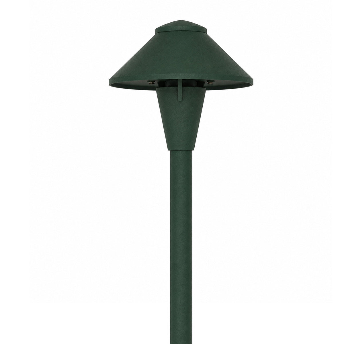 Focus Industries AL01NLHTX Cast Alum China Hat Area Light - Hat Size: 5.5 inch - Finish: Hunter Texture