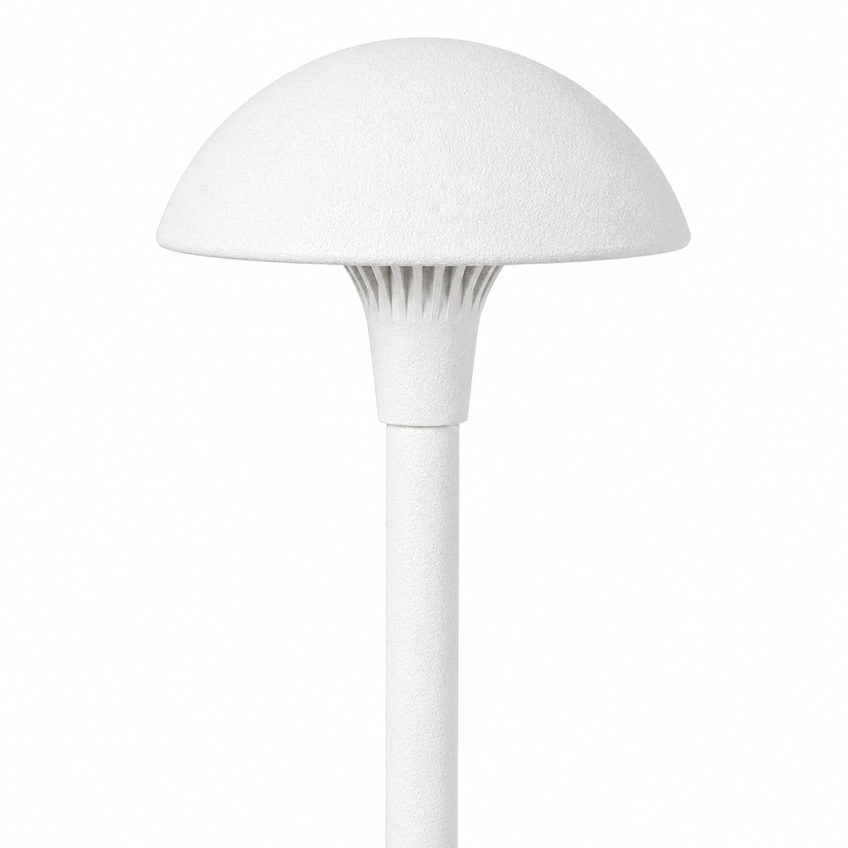 Focus Industries AL06LEDP120VWTX 4W Cast Aluminum Mushroom Hat Led Panel Area Light - Hat Size: 5.5" - CCT: 3000K - Material: Aluminum - Finish: White Texture