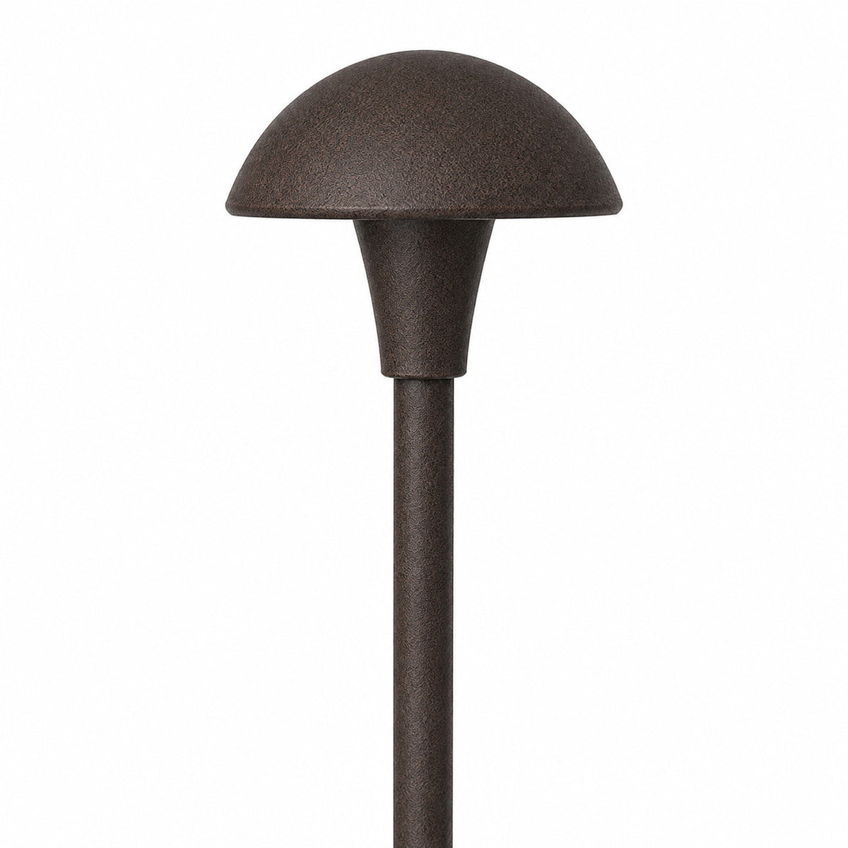 Focus Industries AL06SMLEDPWBR 3.5” Brass Mushroom Hat Area Light - Wattage: 4W - Color Temperature: 3000K - Finish: Weathered Brown