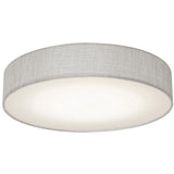 AFX Lighting ALDF1525LAJD1GY-BB Ashland 15 Inches. LED Flush Mount Light with Battery Backup Selectable CCT Gray finishFinish