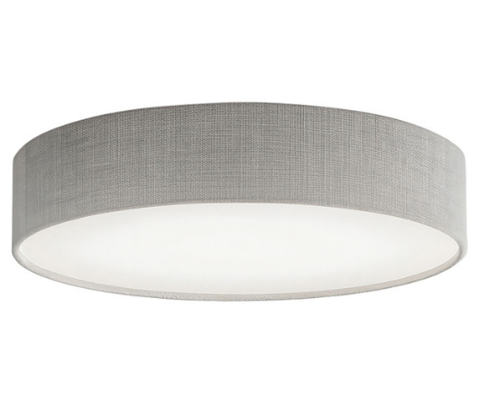 AFX Lighting ALDF16LAJUDGY-BB Ashland 16 Inch LED Flush Mount Light, 120-277V, Watt 30W, Selectable 5CCT , Grey Finish with Emergency Battery Backup