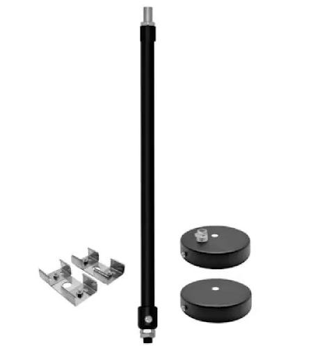 EnvisionLED ALIN-2/4FT-SRK-BL 4-ft Suspension Rod Kit, Adjustable Length from 2-ft, Black Finish