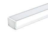 Core Lighting ALP130-98-FR-BK 98.5" Surface Mount LED Profile W/ Frosted Lens, Black