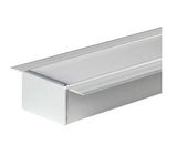 Core Lighting ALP3100TLX-98-FR-SI 2" Trimless Recessed "Mud-In" LED Profile - 98.5", Frosted, Silver
