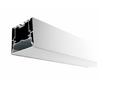 Core Lighting ALP310N-98-FR-SI 3" Wide Surface / Pendant LED Profile 98.5", Frosted, Silver