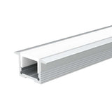 Core Lighting ALP70R-98-FR-SI-RECESSED 98 Inches Designer Recessed Mount LED Profile - Frosted Lens - Silver Finish