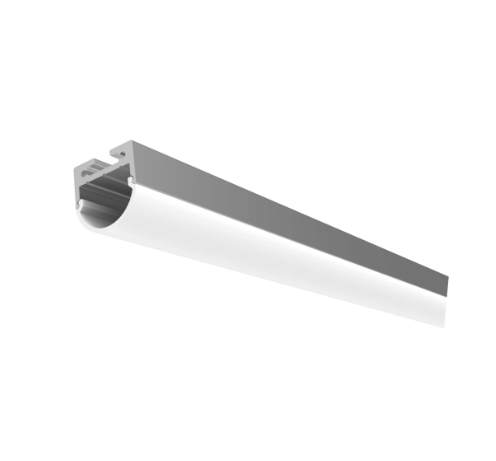 Core Lighting ALP82-98-FR-SI Surface/Suspended LED PRofile Frost in 98'' Silver Finish