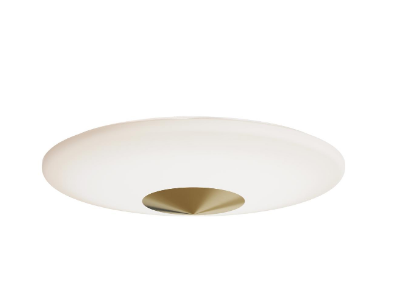 AFX Lighting ALPF17LAJUDLB Alpine 17 Inch LED Flush Mount Ceiling Light, 120-277V ,Wattage 26W, 5CCT 2700K/3000K/3500K/4000K/5000K , Light Antique Brass Finish