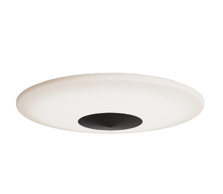 AFX Lighting ALPF21LAJUDBK Alpine 21 Inch LED Flush Mount Ceiling Light, 120-277V ,Wattage 36W, 5CCT 2700K/3000K/3500K/4000K/5000K , Black Finish