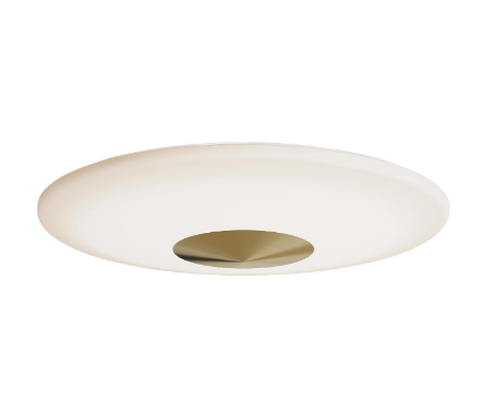 AFX Lighting ALPF21LAJUDLB Alpine 21 Inch LED Flush Mount Ceiling Light, 120-277V ,Wattage 36W, 5CCT 2700K/3000K/3500K/4000K/5000K , Light Antique Brass Finish