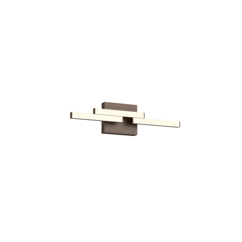 Kuzco LightingVL52718-WT-UNV Anello Minor 18-in Vanity Light - CCT: 3000K - Finish: Walnut
