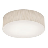 AFX Lighting ANF1524LAJUD-JT-MSBB Anton Flush Mount w/ Motion& Battery Backup, 120V-277V, Selectable CCT, Jute Finish