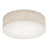 AFX Lighting ANF1524LAJUD-JT-MS Anton Flush Mount w/ Motion Sensor, 120V-277V, Selectable CCT, Jute Finish