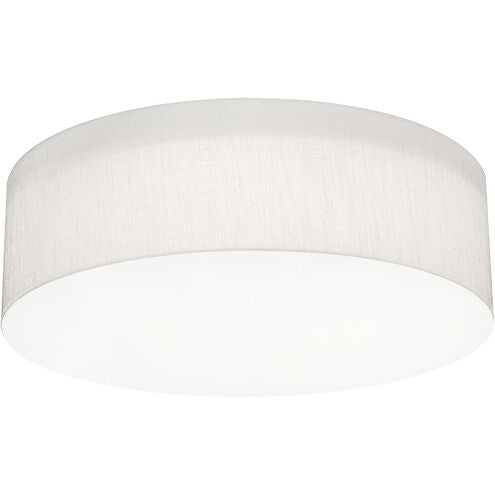 AFX Lighting ANF1524MB-LW Anton 3 Light 15 inch Linen White Flush Mount Ceiling Light