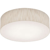 AFX Lighting ANF1932LAJUD-JT Anton 1 Light 19 inch Jute Flush Mount Ceiling Light