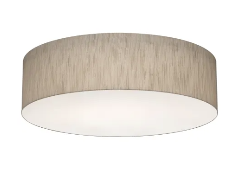 AFX Lighting ANF1932MB-JT Anton 3 Light 19 inch Jute Flush Mount Ceiling Light